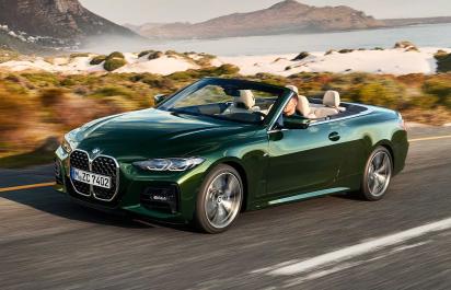 Obrovskú prednú masku dostal aj kabriolet BMW radu 4