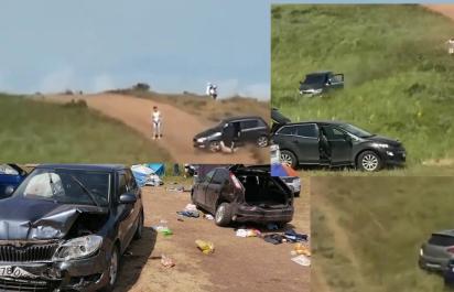 Chyba pri parkovaní: Rusa 2x prešlo vlastné auto a spôsobilo nehodu!