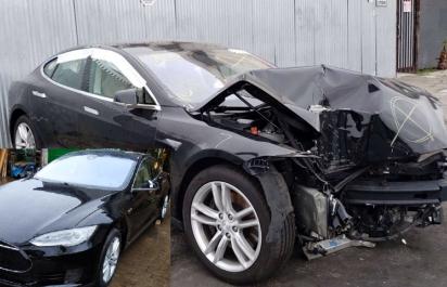 Rus opravuje Tesly na totálku: Neopraviteľný elektromobil ako nový za zlomok ceny!