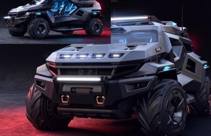 Zásoba kyslíka, nočné videnie: Armortruck monštrum pre špeciálne armádne účely