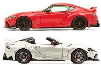 Toyota Supra cabrio:  Vietor vo vlasoch so Supra parametrami