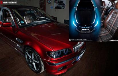 Originálny retro dizajn: BMW E46 legenda od Vilnera