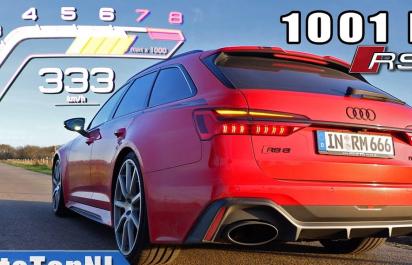 Audi combi s výkonom Veyronu: 1 001 koní trhá betón!