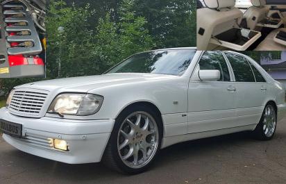 Brutálne S W140 monštrum: Brabus s faxom, VHS dá 310 km/h! 
