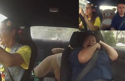 Video: Rýchlo a zbesilo - žena v autoškole! 