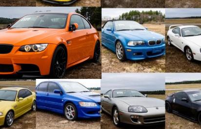 Skonfiškovaný kontraband drogového dílera: Toyoty Supra, vzácne BMW a 65 kg marihuany!