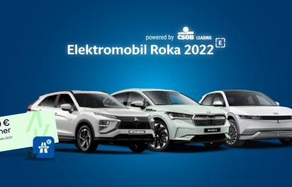 Elektromobil roka 2022 powered by ČSOB Leasing