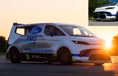 100 km/h pod 2 sekundy, 4 motory: 2 000-koňový Ford Transit SuperVan!  