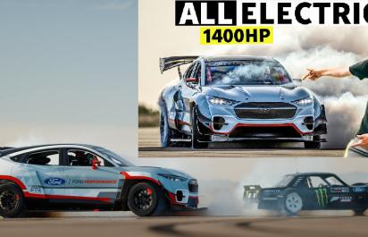 Drsný test Kena Blocka: 1 400-koňový elektrický Ford Mustang Mach-E!
