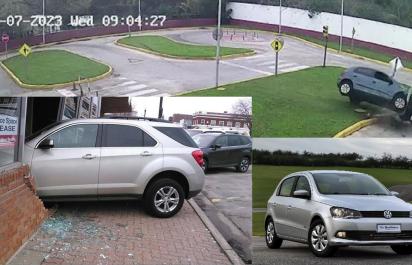 Auto na totálku: 63-ročná vodička v autoškole rozmlátila Golf!