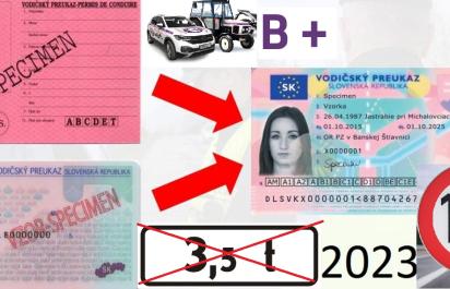 Zmeny nielen pre SUV: Vodičák B+ pre autá nad 1,8 tony?