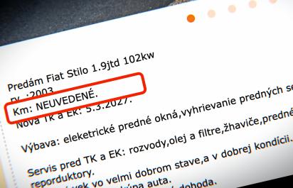 Prečo neuvádzajú počet najazdených kilometrov? Majú na to dôvod a nebude sa vám páčiť