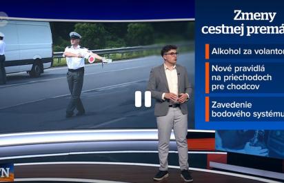 Zostatkový alkohol, bodovací systém a väčšia ochrana chodcov: Čo treba vedieť o zmenách na cestách v SR?