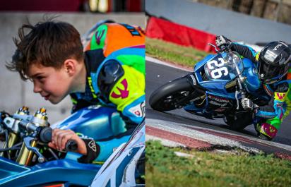 8-ročný motorkár Matias Baláž tento rok prvý raz štartuje na Ohvale 110, sústredenie na Tenerife dopadlo skvele