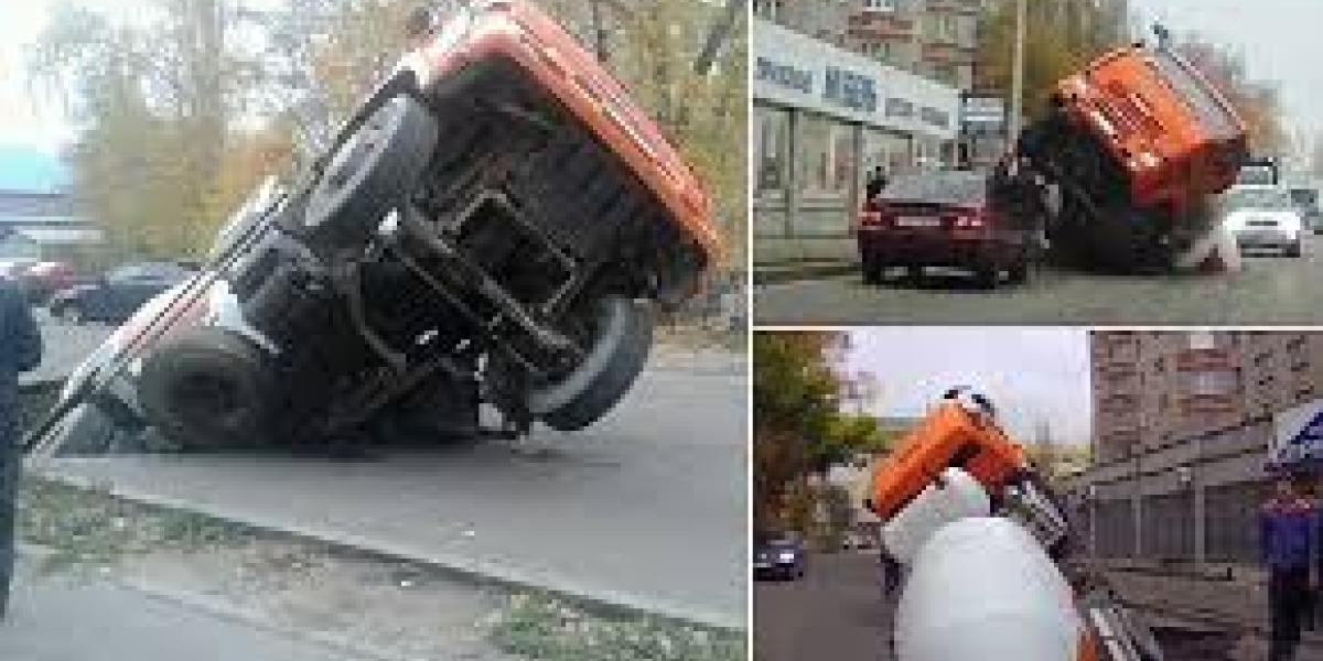Video: Keď sa prepadne pod zem domiešavač!