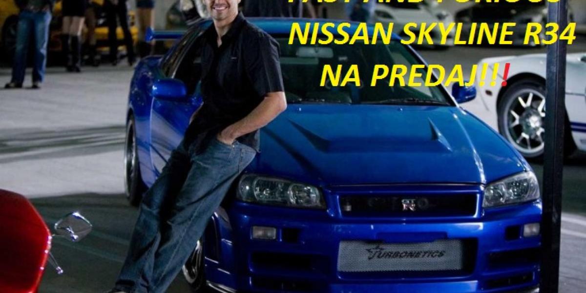 Modrý Nissan Skyline Paula Walkera z Rýchlo a zbesilo je na predaj!  