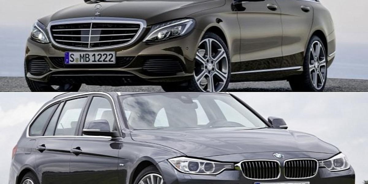 Nový Mercedes-Benz triedy C vs. BMW 3 Touring F31