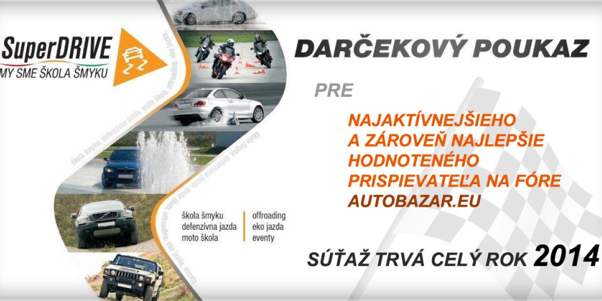 Výhercovia darčekového poukazu na Školu Šmyku v spolupráci so SuperDRIVE.sk