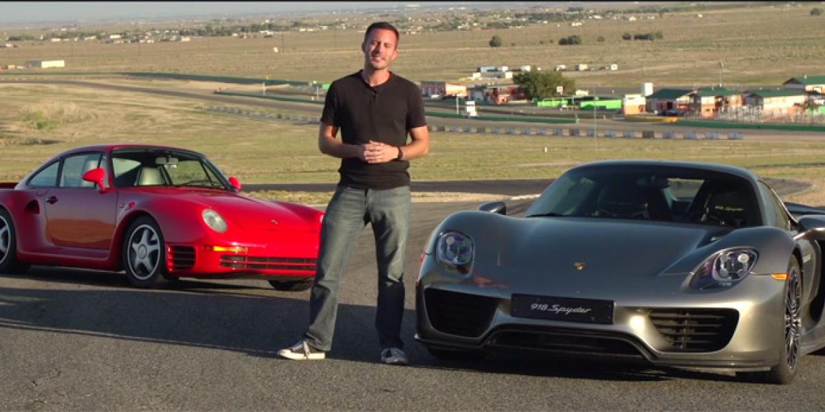 Video: 2015 Porsche 918 vs. Porsche 959