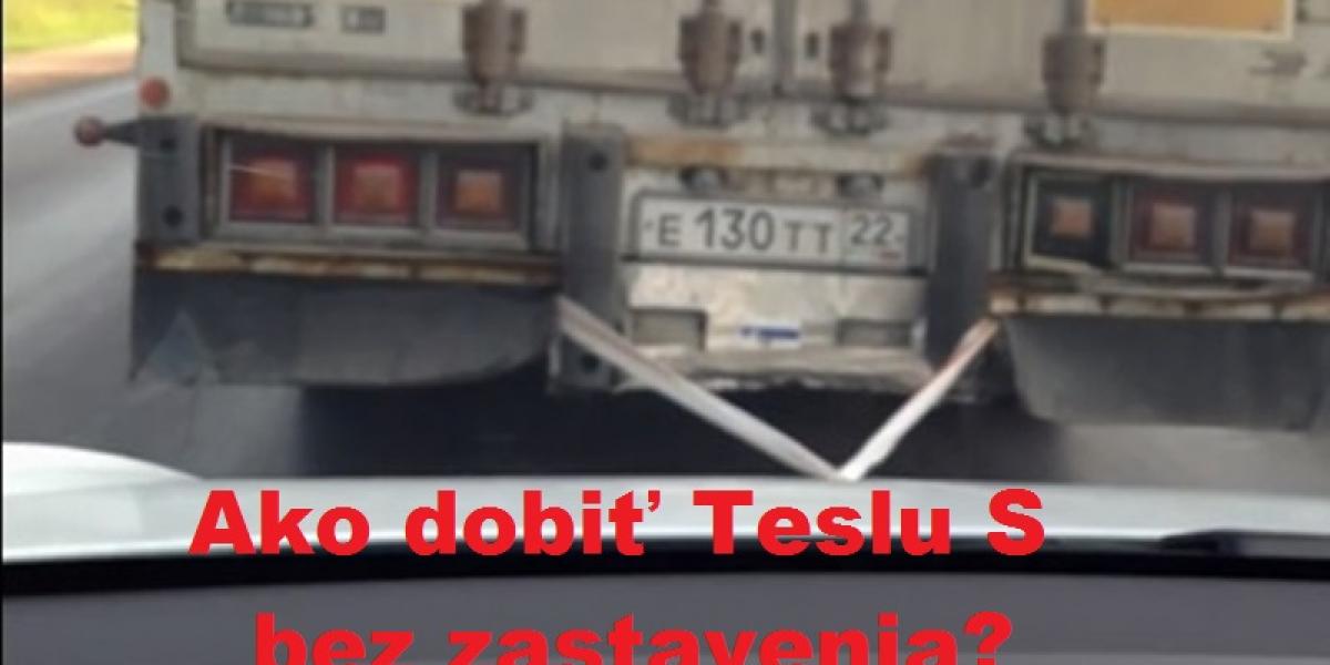 Video: Rus dobíja Teslu S za jazdy!
