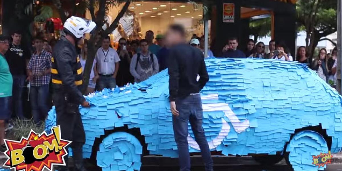 Video: Nikdy neparkuj na mieste určenom pre vozíčkarov!
