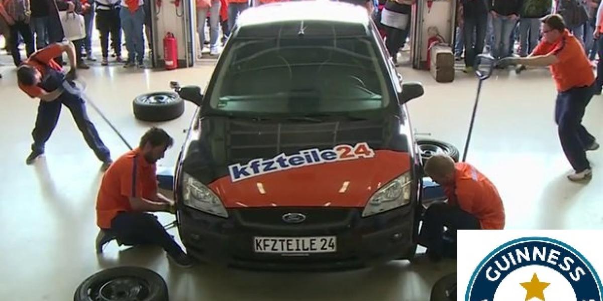 Video: Najrýchlejšia výmena kolies na svete!