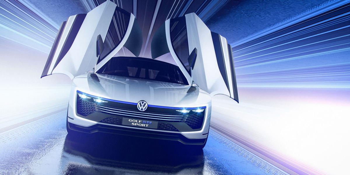Golf GTE Sport Concept: Vyklápacie dvere a prístrojovka ako zo stíhačky!