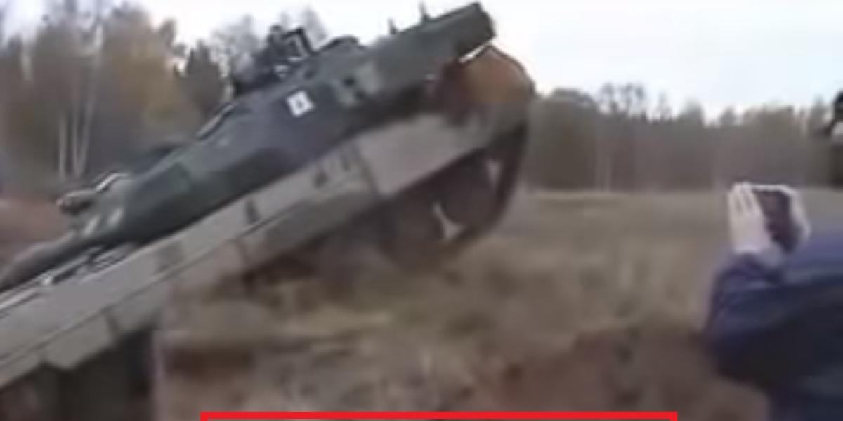 Video: Tank vs. protitanková priekopa!