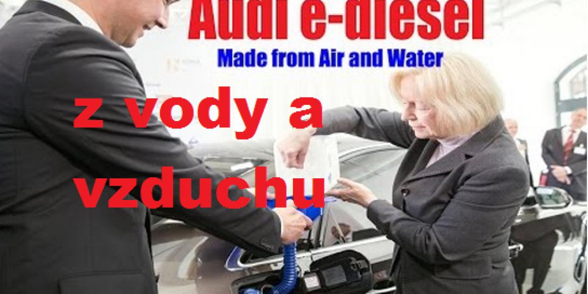 Audi vyvinulo palivo z vody a vzduchu: Modrá ropa je tu!