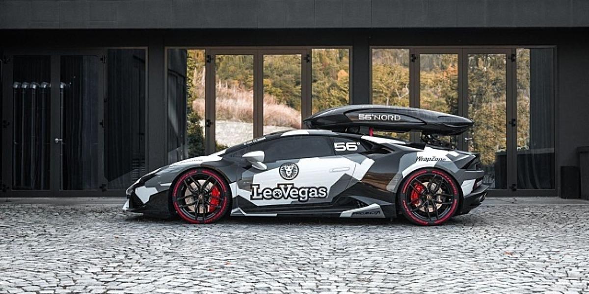 800 koňové Lamborghini s boxom na lyže?!