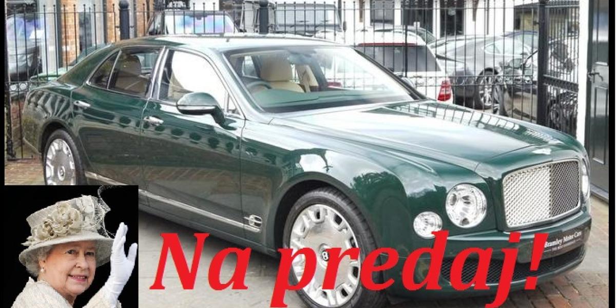 Na predaj Bentley Mulsanne britskej kráľovnej: Uhádni cenu!