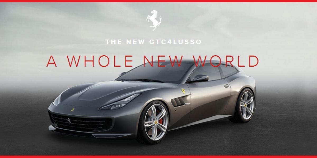 Zabudni na Ferrari FF: Ferrari GTC4 Lusso je tu!