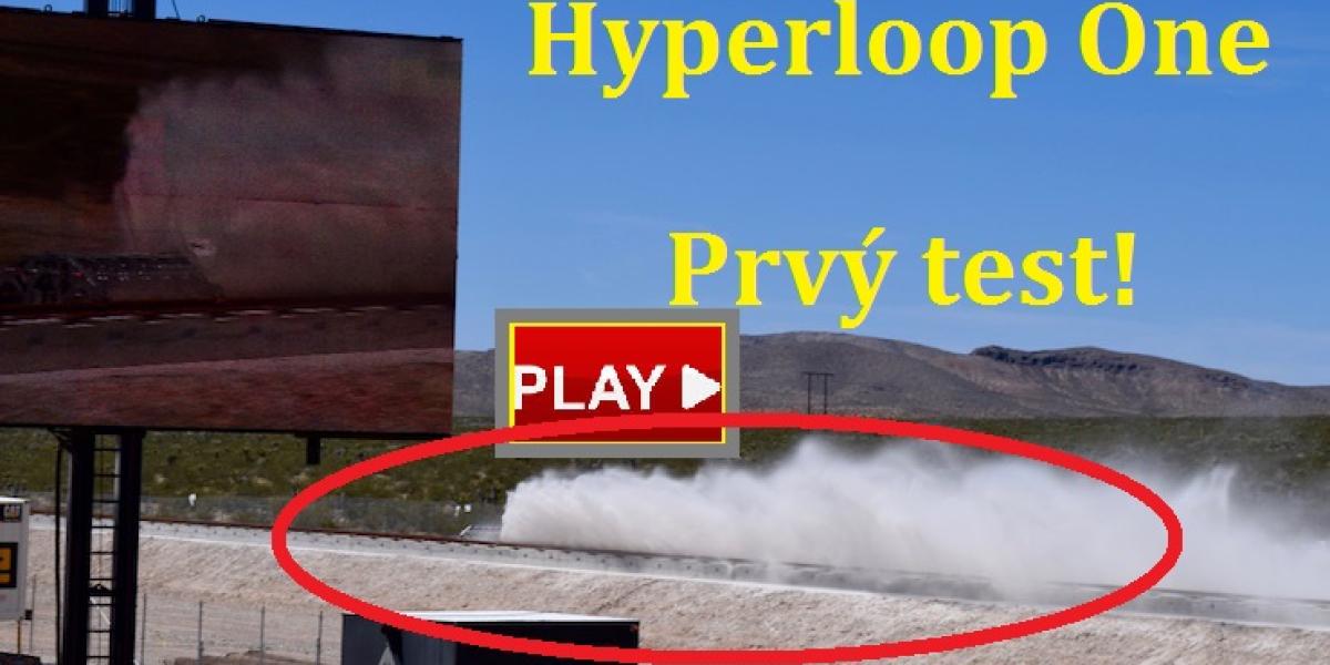 Video: Prvý test trate Hyperloop!