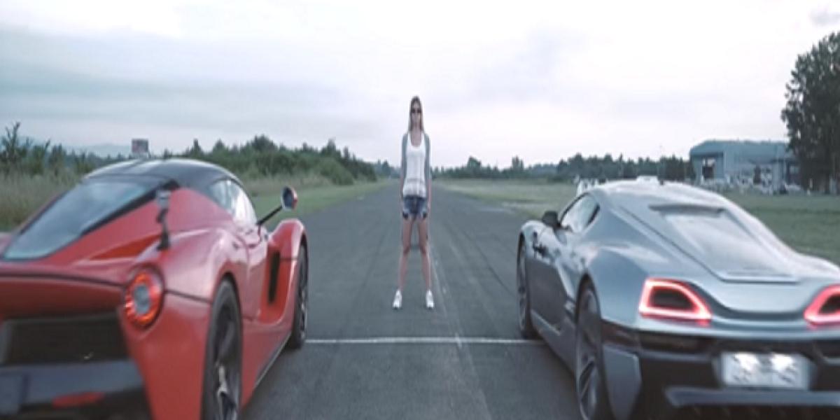 Brutálny drag race: Chorvátsky superšport vs. Ludicrous mód Tesly vs. LaFerrari! 