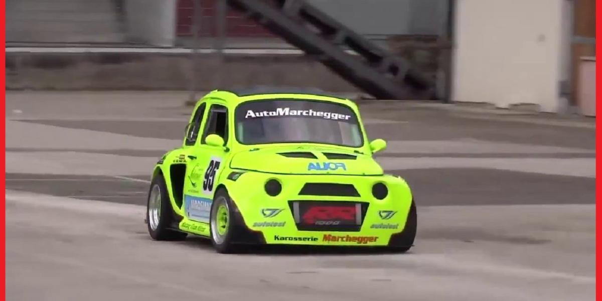 Video: Brutálny Fiat 500 s motorom z motocykla BMW!