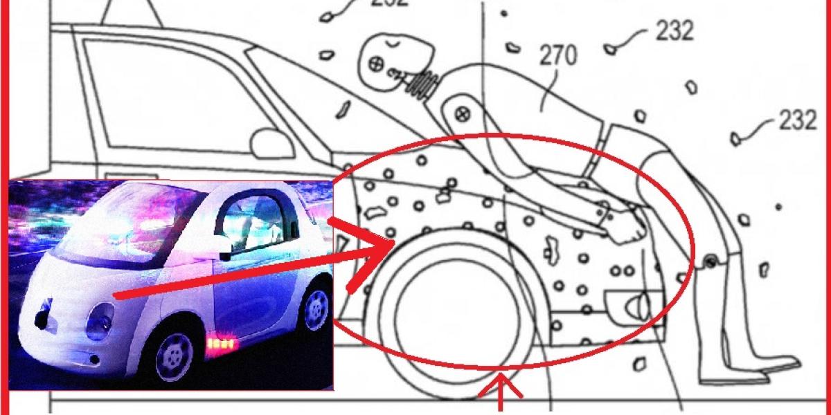 Kapota s lepkavým účinkom: Nový bezpečnostný patent Googlu!