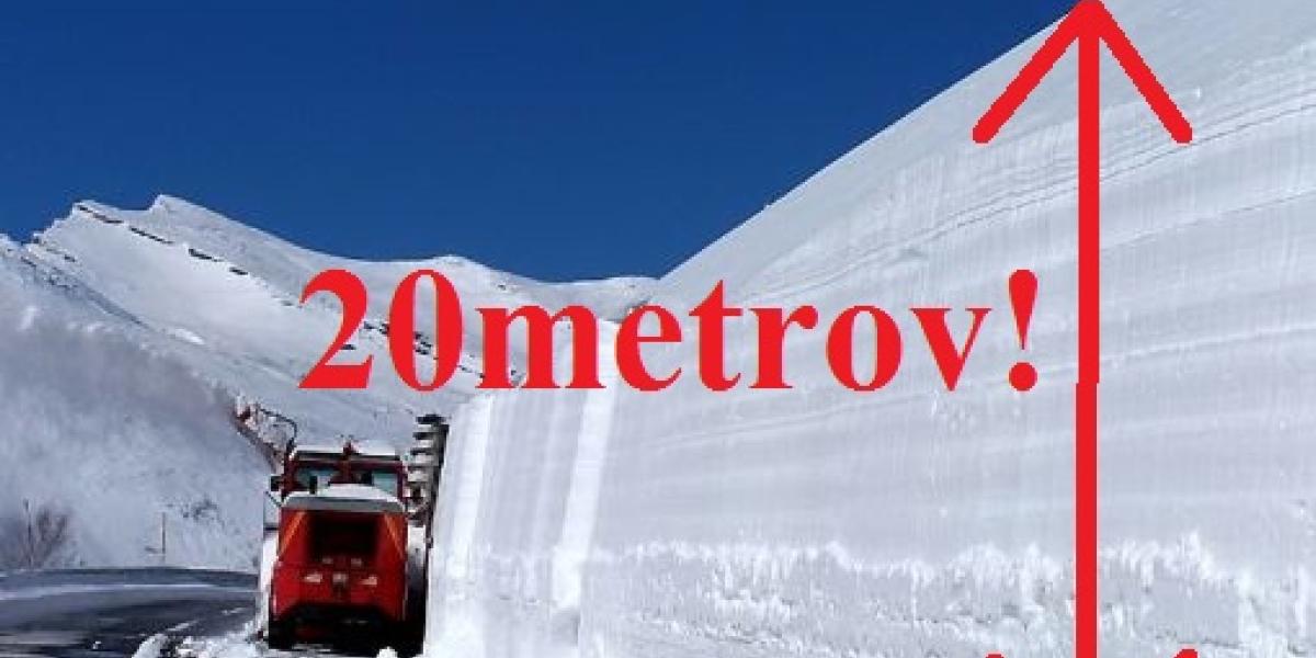 20 metrov snehu v Japonsku: Zlaté Slovensko! *Vtip