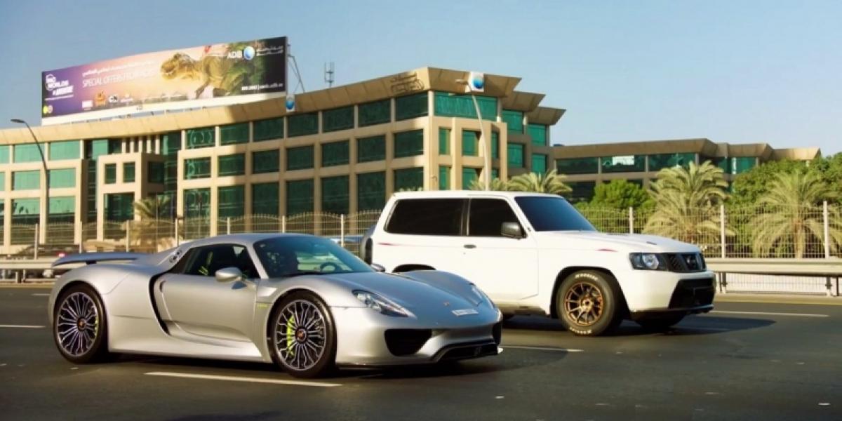 VIDEO: Nissan Patrol, ktorý porazil Hammonda v Porsche 918!