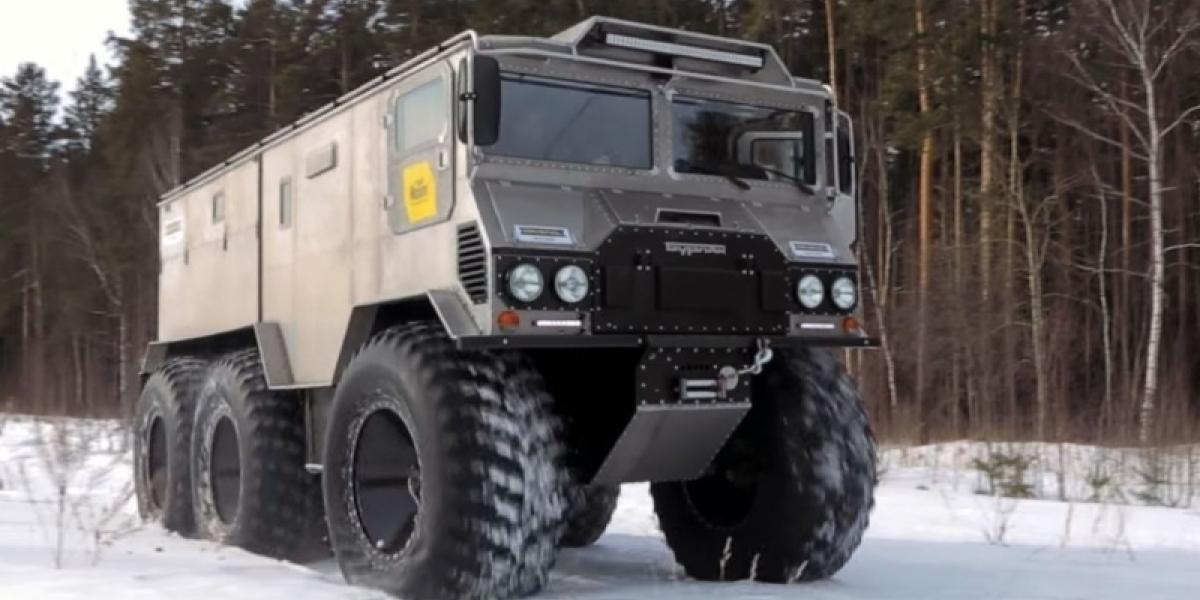 Burlak 6x6, gigant, ktorý chce pokoriť Severný pól!