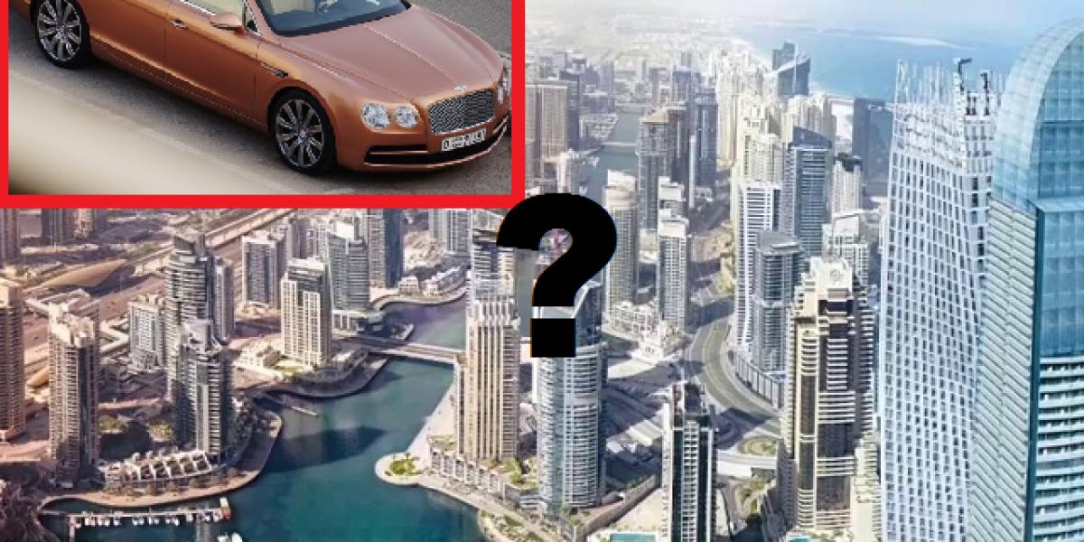 Parádna zábava z Dubaja: Hľadaj 12-valcové Bentley Flying Spur!