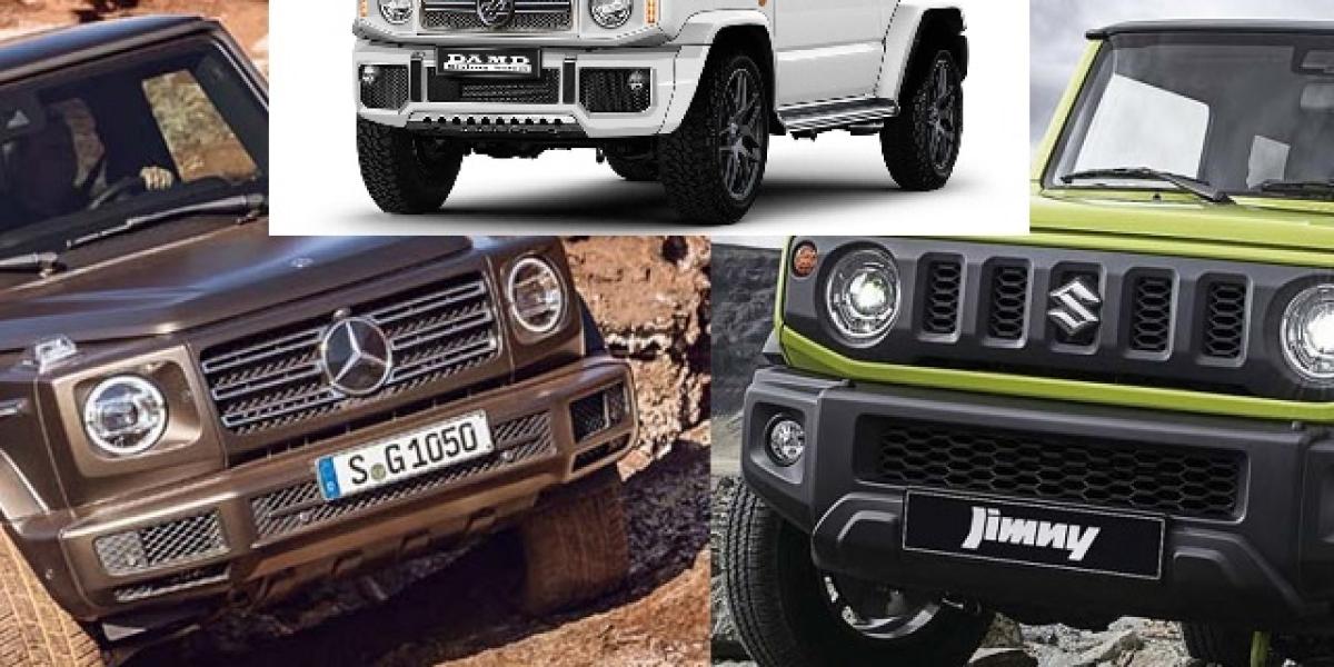 Lacný Mercedes triedy G: Vyrobený zo Suzuki Jimmy! 