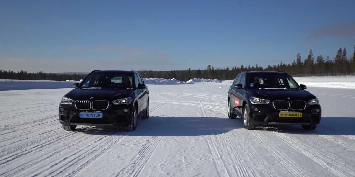 VIDEO: letné pneumatiky a 4x4 vs. zimné a pohon prednej nápravy