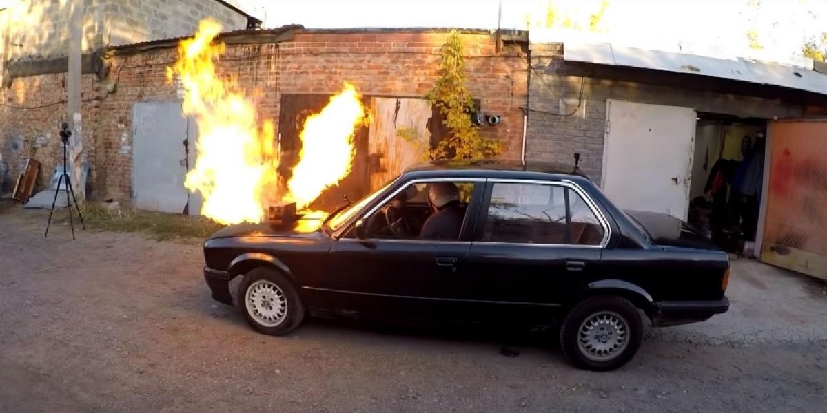 VIDEO: BMW 3 z Ruska s motorom z MIG 23!