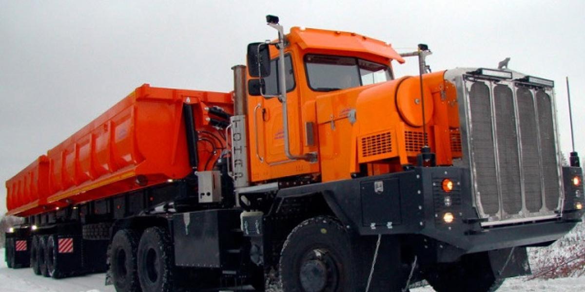 Terénne monštrum z Ruska: Odvezie 127 ton nákladu, meria 28 m!
