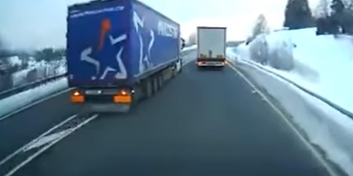 VIDEO: za tento predbiehací manéver dostal český vodič 2 roky a 3 mesiace basy! Súhlasíte?