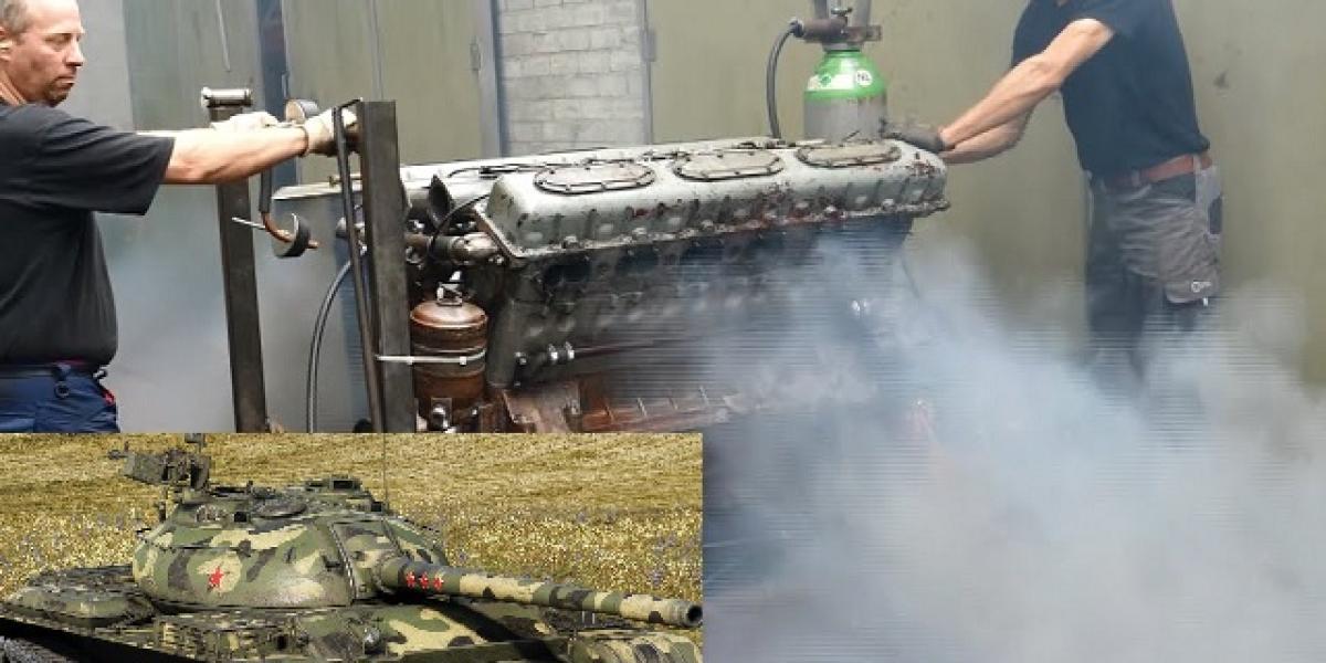 Video: Motor z tanku T54 štartuje po 28 rokoch!