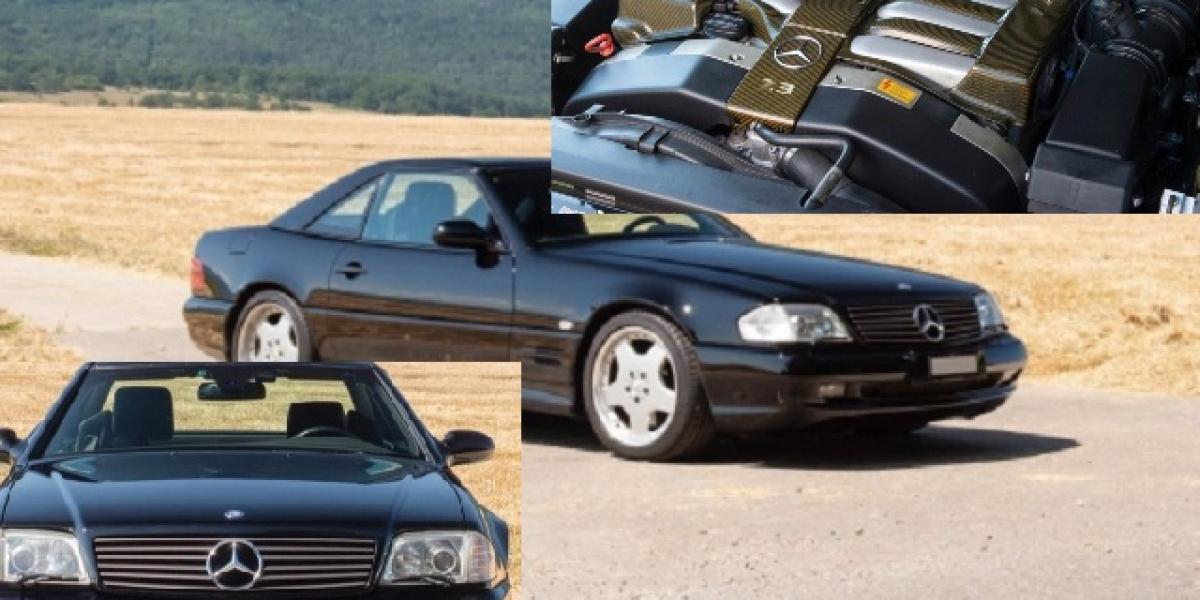 Vzácny Mercedes SL73 AMG s 7,3 l V12 motorom