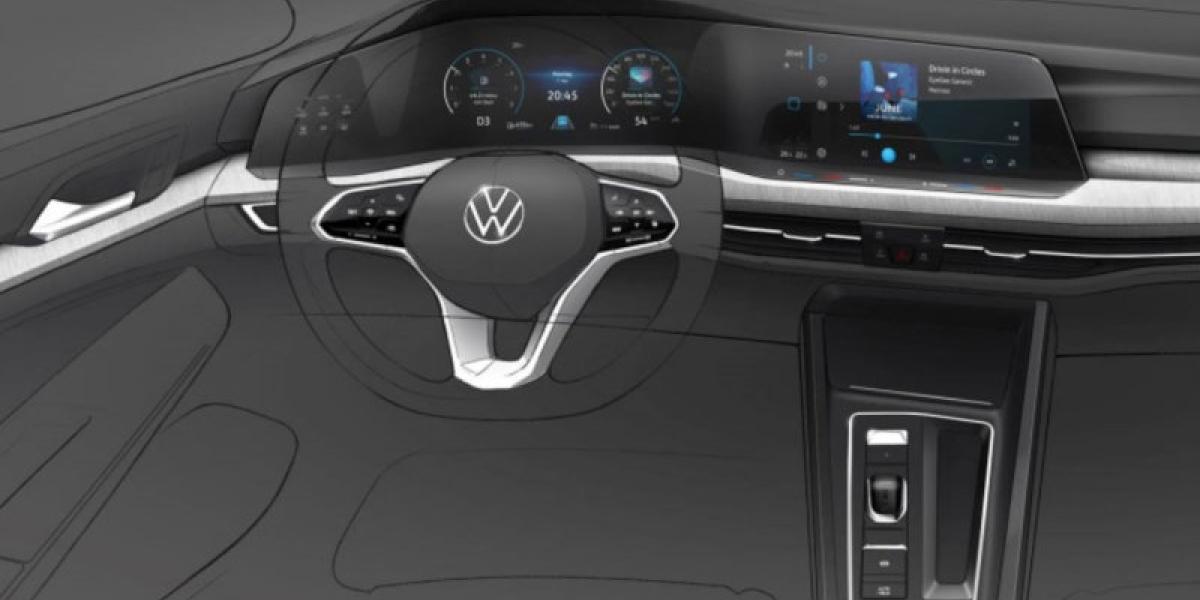 VW Golf VIII už v roku 2020, interiér bude revolúciou!