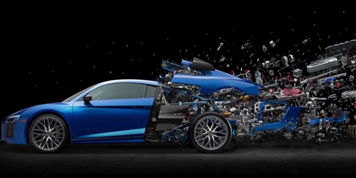 Unikátny projekt: Pozri sa Audi R8 pod kožu počas explózie! 