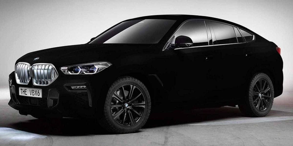 Nové BMW X6 Vantablack: Najtmavšia čierna na svete!